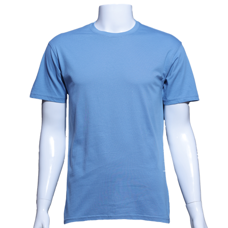 Sky Blue Cotton T-Shirt